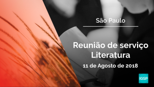 Aperfeiçoamento do serviço de literatura da Igreja em São Paulo